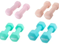 KOOR Kurzhantel-Set Light 4 Paar