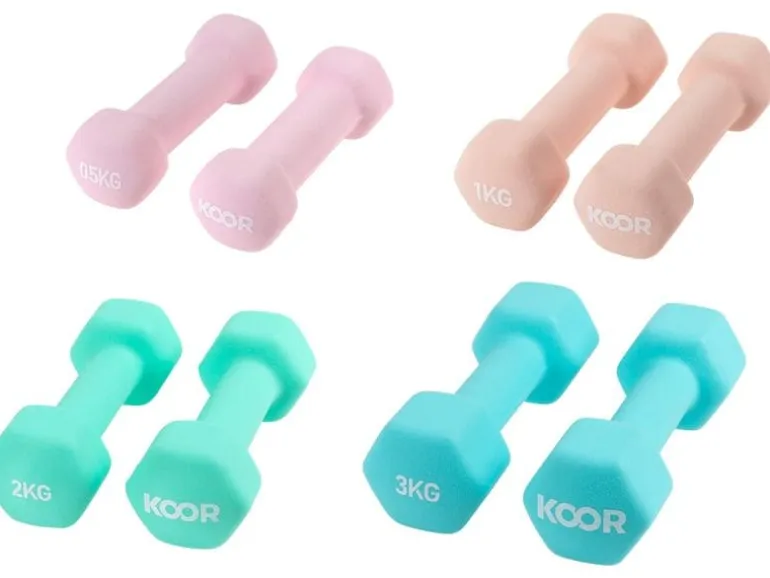 KOOR Kurzhantel-Set Light 4 Paar