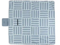 KOOR Picknickdecke Check, Blau 200 x 200 cm