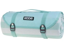 KOOR Picknickdecke Stripes mint 200 x 300 cm
