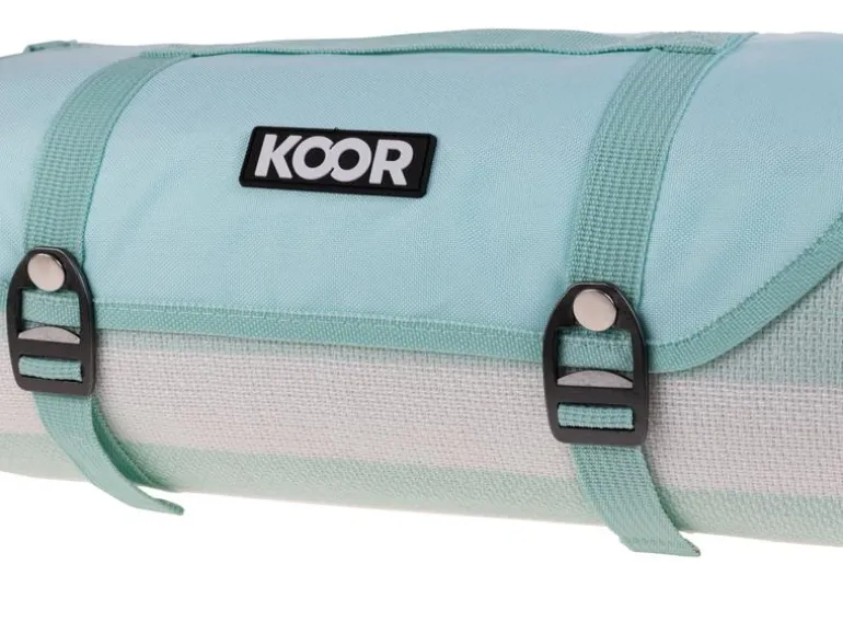 KOOR Picknickdecke Stripes mint 200 x 300 cm
