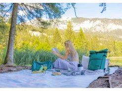 KOOR Picknickdecke Stripes mint 200 x 300 cm