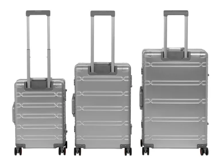 KOOR Reisekoffer Aluminium 40 L, Silber