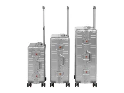 KOOR Reisekoffer Aluminium 63 L, Silber