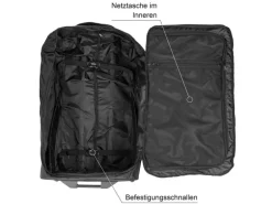 KOOR Reisekoffer Jiibs 90 L, Schwarz