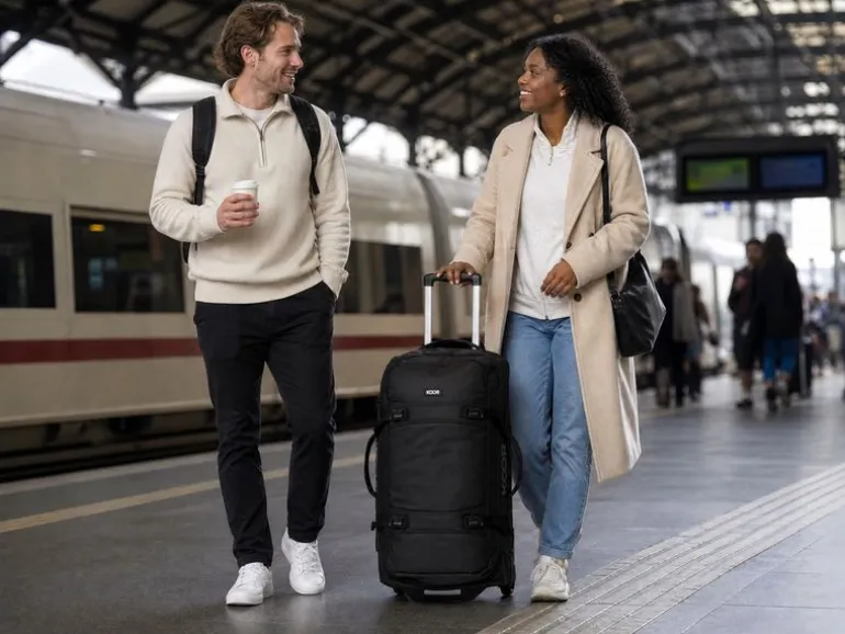 KOOR Reisekoffer Jiibs 70 L, Schwarz