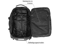 KOOR Reisekoffer Jiibs 50 L, Schwarz