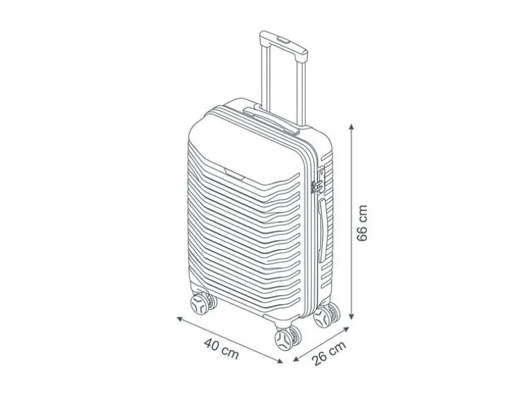KOOR Reisekoffer Manila 63 L, Petrol