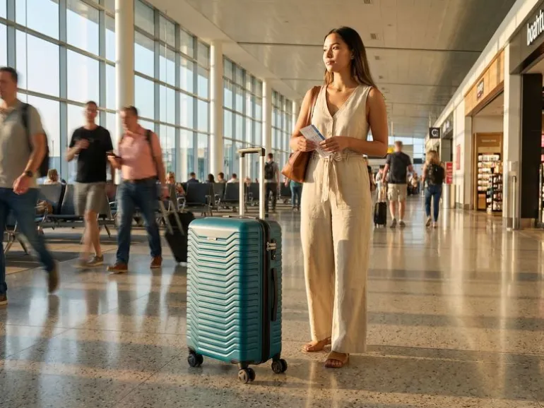 KOOR Reisekoffer Manila 63 L, Petrol