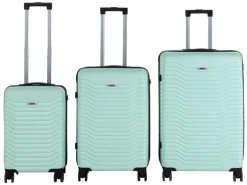 KOOR Reisekofferset Manila 3-teilig, Mint