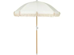 KOOR Sonnenschirm Boho Off-White, 180 cm