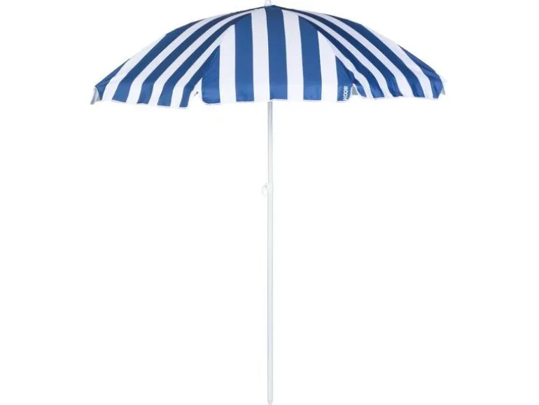 KOOR Sonnenschirm Marino 180 cm, Blau/Weiss