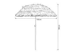 KOOR Sonnenschirm Tiki, 180 cm