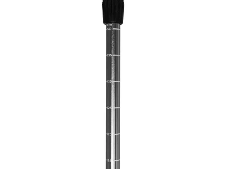 KOOR Wanderstock Aluminium Rivoola Schwarz/Silber