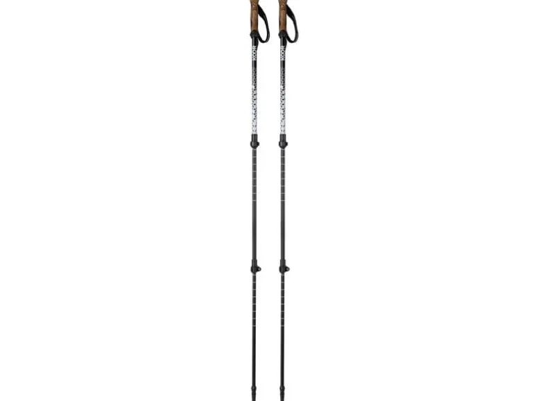 KOOR Wanderstock Aluminium Rivoola Kork Schwarz/Weiss
