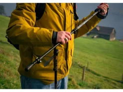 KOOR Wanderstock Aluminium Rivoola Kork Schwarz/Weiss