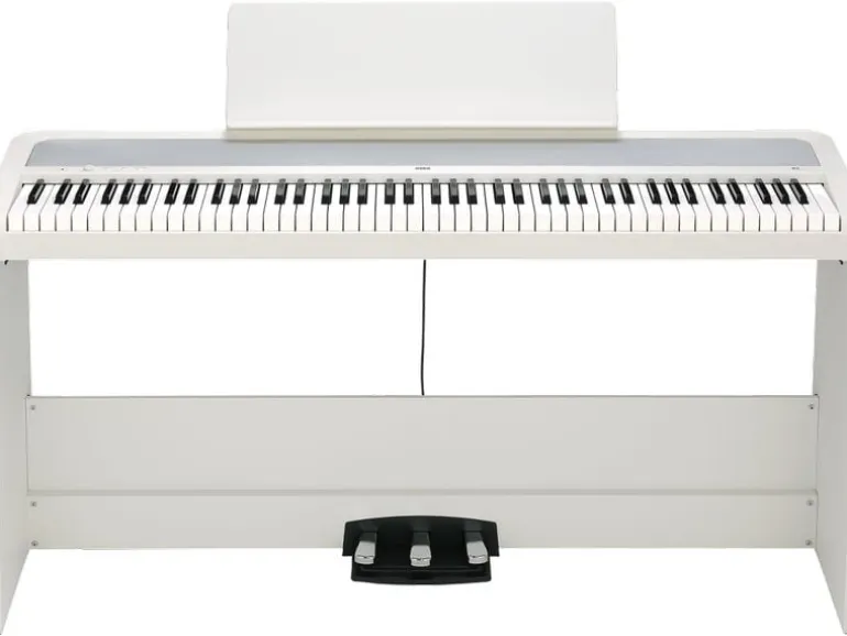 Korg B2+SP mit Ständer, 88 Tasten, Matt Weiss