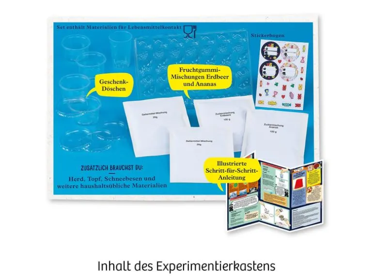 Kosmos Experimentierkasten Fun Science: Fruchtgummi-Labor
