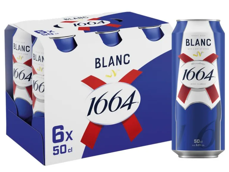Kronenbourg Bier 1664 Blanc 6 Stück x 0.5 l