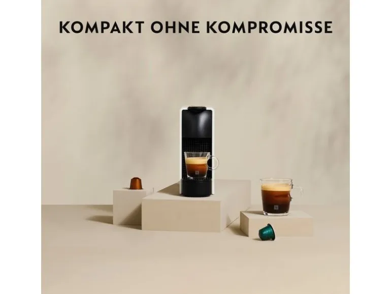 Krups Kaffeemaschine Nespresso Essenza Mini XN1108 Schwarz