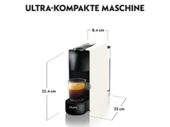 Krups Kaffeemaschine Nespresso Essenza Mini XN1101 Schwarz/Weiss