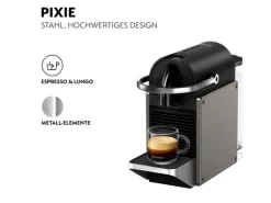 Krups Kaffeemaschine Nespresso Pixie XN306TCH Titan