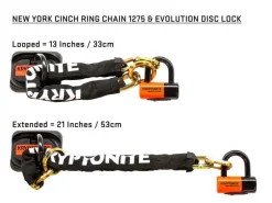 Kryptonite Veloschloss NY Noose 1275 Evolution Kettenschloss