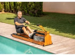Kuipers Fitness Rudergerät Aqua Rower Helle Esche