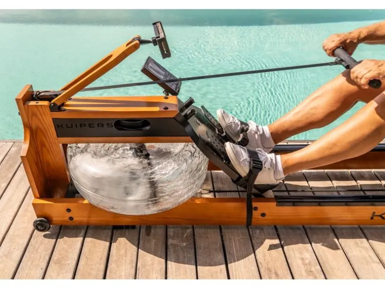 Kuipers Fitness Rudergerät Aqua Rower Helle Esche