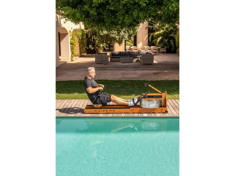 Kuipers Fitness Rudergerät Aqua Rower Helle Esche