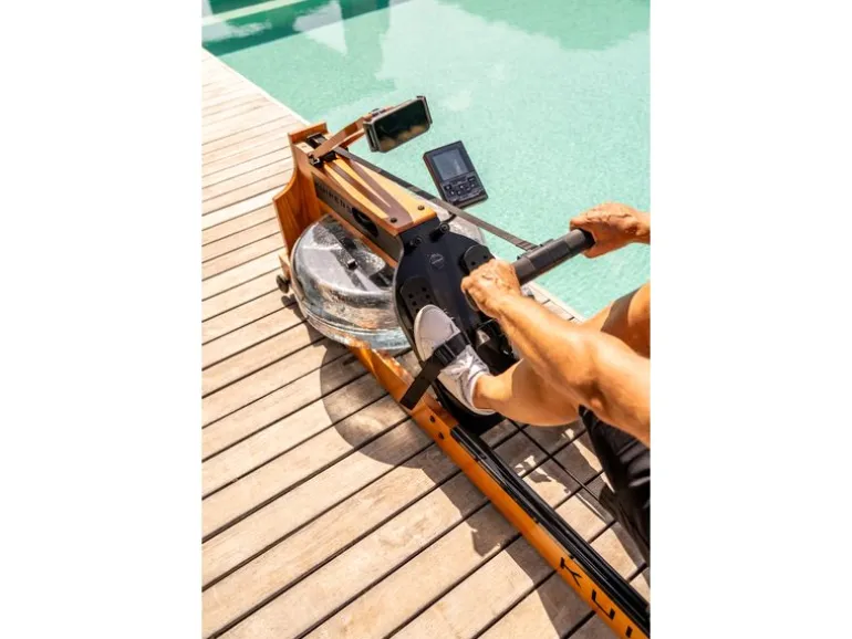 Kuipers Fitness Rudergerät Aqua Rower Helle Esche