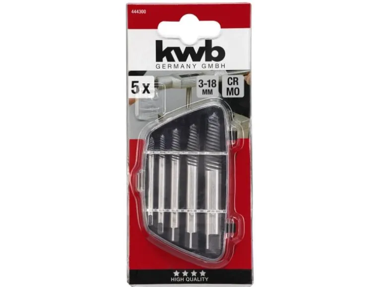 kwb Schraubenausdreher Set 5-teilig