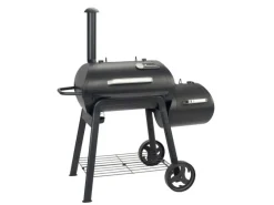 Landmann Holzkohlegrill Smoker Vinson 200 - Schwarz