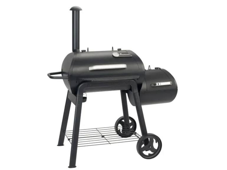 Landmann Holzkohlegrill Smoker Vinson 200 - Schwarz