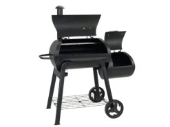 Landmann Holzkohlegrill Smoker Vinson 200 - Schwarz