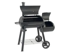 Landmann Holzkohlegrill Smoker Vinson 200 - Schwarz