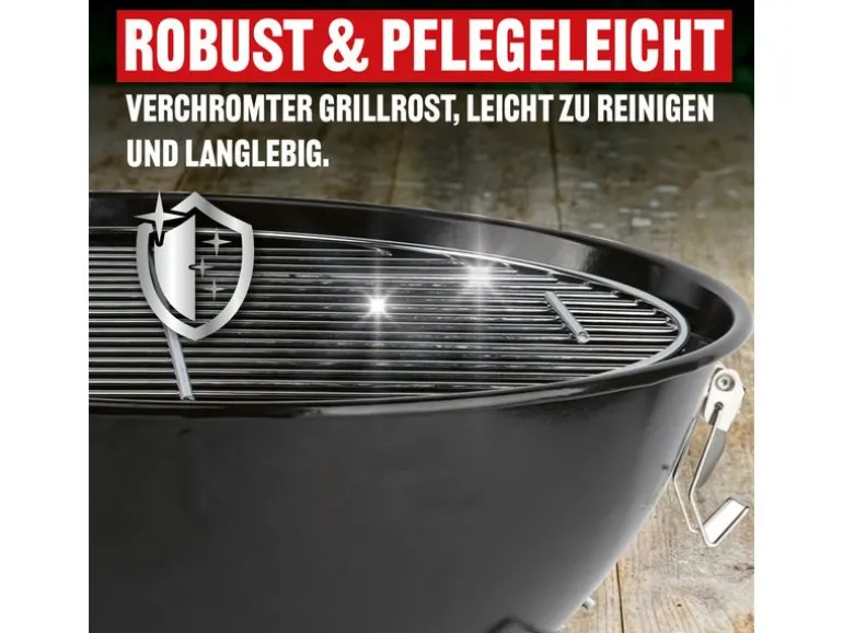 Landmann Holzkohle Kugelgrill 36 cm Schwarz