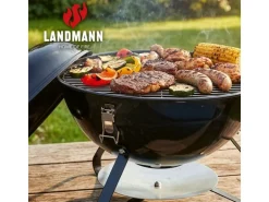 Landmann Holzkohle Kugelgrill 36 cm Schwarz