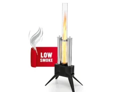 Landmann Pellet-Fackel 135 cm, Schwarz/Edelstahl