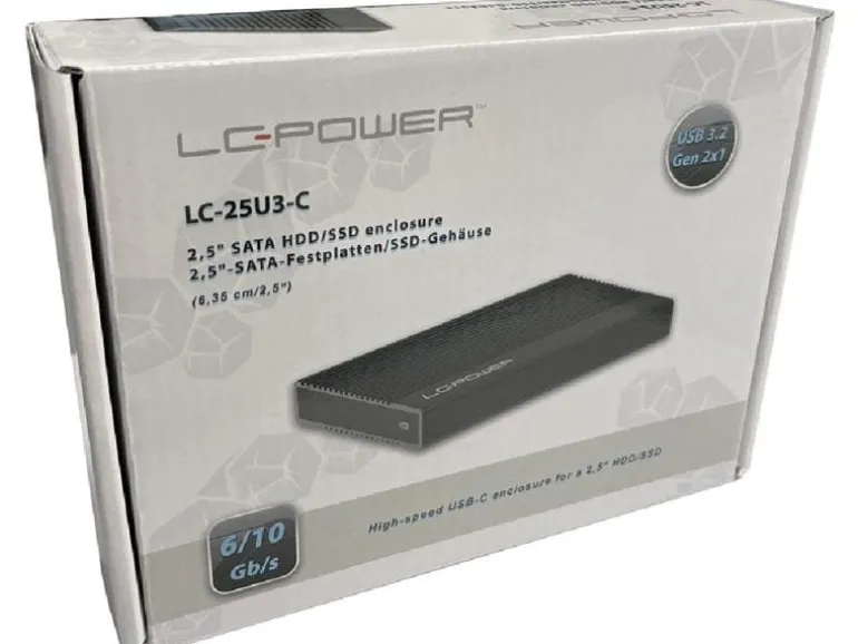 LC-Power Externes Gehäuse LC-25U3-C 2.5"