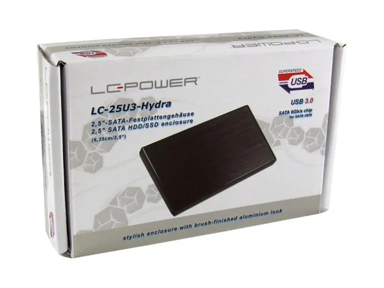 LC-Power Externes Gehäuse LC-25U3-Hydra 2.5"