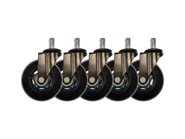 LC-Power Gaming Stuhlrollen 5er Set Schwarz