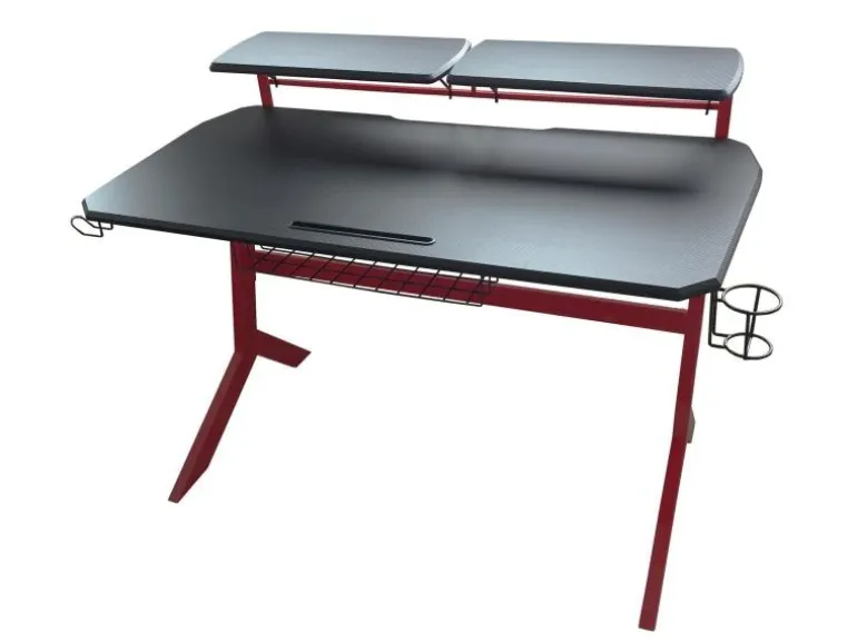LC-Power Gaming Tisch LC-GD-1R Schwarz/Rot