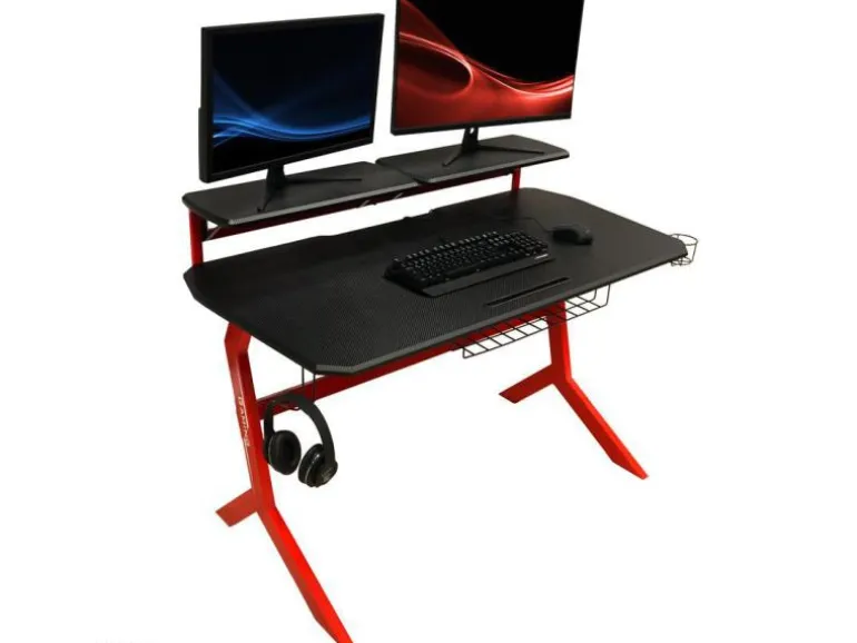 LC-Power Gaming Tisch LC-GD-1R Schwarz/Rot