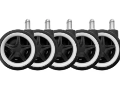 LC-Power Rollen LC-CASTERS-DRIFT 5er Set Weiss
