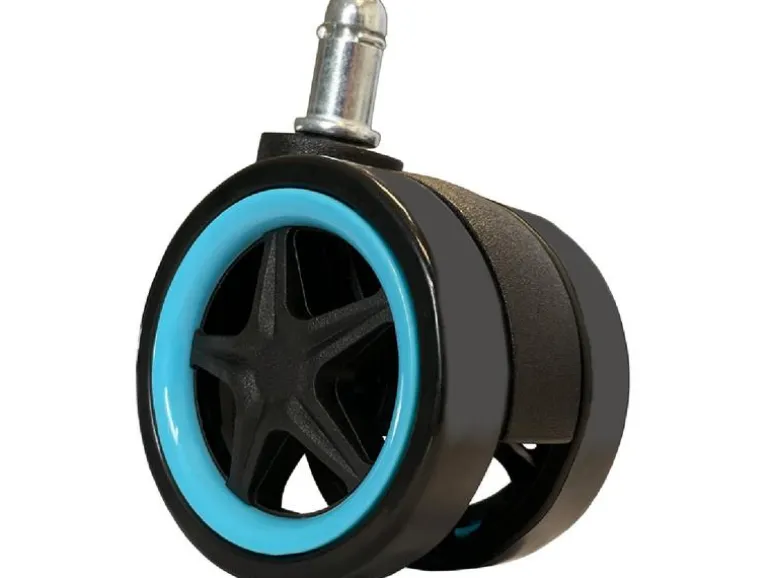 LC-Power Rollen LC-CASTERS-DRIFT 5er Set Hellblau