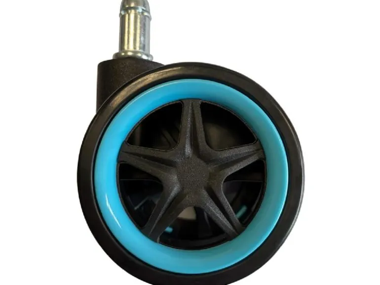 LC-Power Rollen LC-CASTERS-DRIFT 5er Set Hellblau