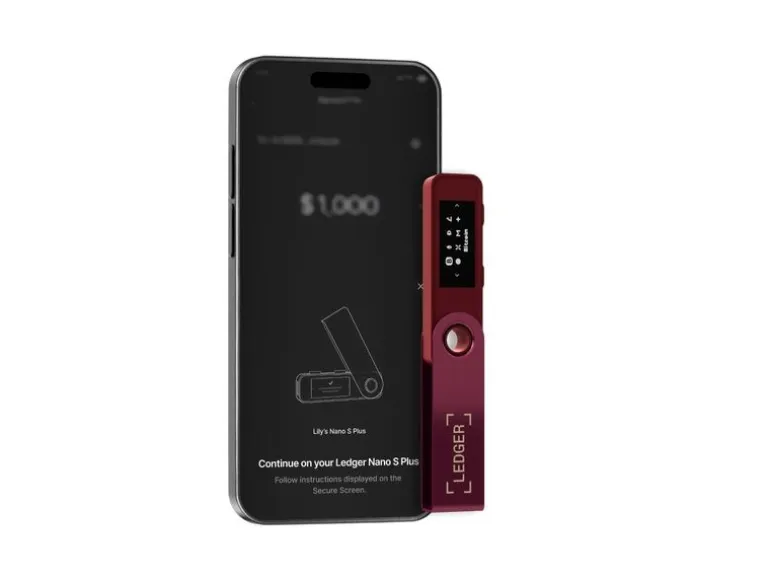 Ledger Nano S Plus Crimson Magenta