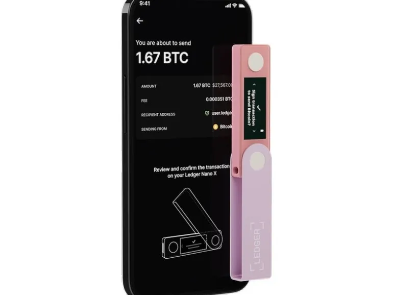 Ledger Nano X Pastel Pink