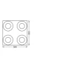 Ledvance Badezimmerleuchte SMART+ Orbis Wave, 4 x 5 W, Chrome, 30 cm